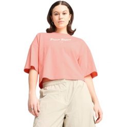 Koszulka Puma Premium Ess Oversized Graphic Tee, Kobiety. Czerwone bluzki sportowe damskie Puma, s, bez wzorów, z bawełny, bez ramiączek. Za 290.00 zł.