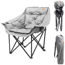 Krzesło kempingowe, turystyczne, składane Aukra, do 180 kg, z torbą. Szare torebki klasyczne damskie SKANDIKA, bez wzorów, z tkaniny, bez dodatków. Za 349.00 zł.