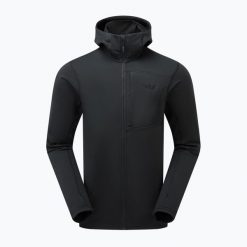 Bluza męska Rab Superflux Hoody. Czarne bluzy bez kaptura męskie RAB, m, z materiału. Za 439.99 zł.