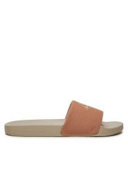Calvin Klein Jeans Klapki YW0YW01835 Różowy. Czerwone klapki damskie Calvin Klein Jeans, bez wzorów, z jeansu, bez obcasa. Za 119.99 zł.