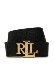 LAUREN RALPH LAUREN Pasek 412912040001 Czarny. Czarne paski damskie Lauren Ralph Lauren, bez wzorów. Za 549.99 zł.