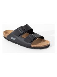 Sunbay Klapki "Trefle" w kolorze czarnym rozmiar: 36. Czarne klapki damskie Sunbay, bez wzorów, bez obcasa. Za 73.76 zł.