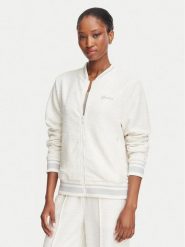 Guess Kurtka bomber W6YQ15 K4353 Kremowy Regular Fit. Białe kurtki damskie Guess, m, z aplikacjami, z syntetyku, bez kaptura. Za 524.99 zł.