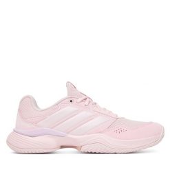 Buty do tenisa adidas. Czerwone buty sportowe na co dzień damskie Adidas, bez wzorów, tenisowe. Za 329.99 zł.