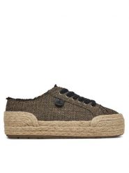 EMU Australia Espadryle Ellery 2.0 W13065 Czarny. Czarne espadryle damskie Emu Australia, bez wzorów, z materiału, bez obcasa. Za 409.99 zł.