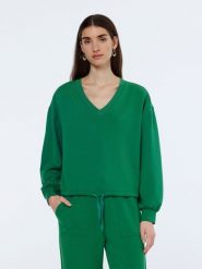 Scotch & Soda Bluza w kolorze zielonym rozmiar: S. Zielone bluzy bez kaptura damskie Scotch & Soda, s. Za 143.90 zł.