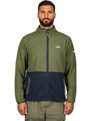 Geographical Norway Kurtka polarowa "Touki" w kolorze khaki rozmiar: S. Brązowe kurtki męskie Geographical Norway, s, bez wzorów, z polaru, bez kaptura. Za 78.28 zł.