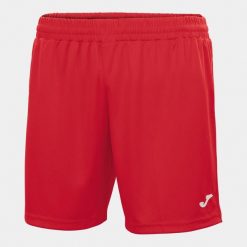 Spodenki do piłki nożnej męskie Treviso. Czerwone szorty męskie Joma, z materiału, bez kołnierzyka. Za 116.00 zł.
