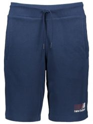 New Balance Szorty dresowe "Sport Core" w kolorze granatowym rozmiar: XL. Niebieskie szorty męskie New Balance, z dresówki, bez kołnierzyka. Za 117.99 zł.