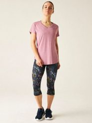 Dare 2b Koszulka sportowa "Vigilant Tee" w kolorze jasnoróżowym rozmiar: 50. Różowe bluzki sportowe damskie Dare 2b, z materiału, bez kołnierzyka, bez ramiączek. Za 47.94 zł.