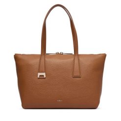 Torebka Furla. Brązowe torebki klasyczne damskie Furla, bez wzorów, bez dodatków. Za 1,529.00 zł.