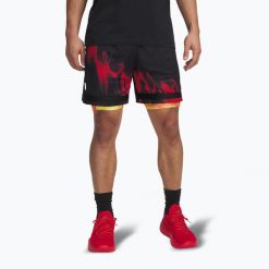 Spodenki koszykarskie męskie Uder Armour Curry Statement I. Czarne szorty męskie Under Armour, bez kołnierzyka. Za 279.99 zł.
