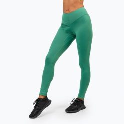 Legginsy NEBBIA Elevated. Zielone legginsy damskie Nebbia, bez wzorów. Za 209.99 zł.