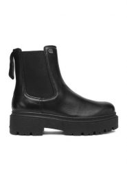 G-Star Raw Sztyblety CEO-WB-ADELA-10 Czarny. Czarne botki damskie G-Star Raw, ze skóry, retro, bez obcasa, na płaskiej podeszwie, bez zapięcia. Za 299.99 zł.