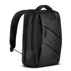 NC4502 PLECAK NA LAPTOP Z USB CZARNY NILS. Czarne plecaki damskie Nils, bez wzorów, z materiału, biznesowe. Za 87.20 zł.