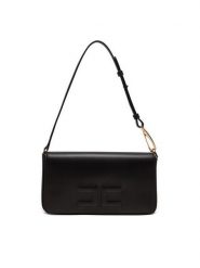 Elisabetta Franchi Torebka BS-82N-47E2-V560 Czarny. Czarne torebki klasyczne damskie Elisabetta Franchi, bez wzorów, ze skóry, bez dodatków. Za 1,909.00 zł.