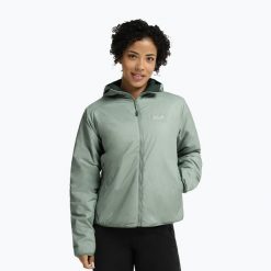 Kurtka ocieplana damska Jack Wolfskin Trail Light Ins 2IN1. Zielone kurtki damskie Jack Wolfskin, l, bez wzorów, z materiału, bez kaptura. Za 669.99 zł.