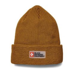 Czapka zimowa Black Diamond WAFFLE BEANIE. Żółte czapki męskie Black Diamond, na zimę, bez wzorów, sportowe. Za 89.99 zł.
