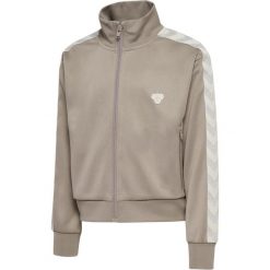Dziewczęca bluza dresowa Hummel Regular Poly Tape. Czerwone bluzy bez kaptura damskie HUMMEL, z dresówki. Za 232.50 zł.
