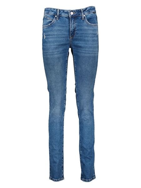 MAVI Dżinsy - Skinny fit - w kolorze niebieskim rozmiar: W25/L30. Niebieskie jeansy damskie MAVI. Za 73.76 zł.