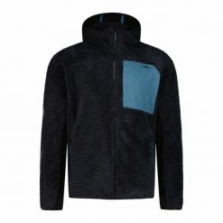 Kurtka z kapturem CMP. Czarne kurtki męskie CMP, bez wzorów, sportowe, z kapturem. Za 346.00 zł.