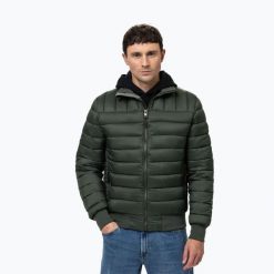 Kurtka męska Pitbull Granger 2 Padded. Zielone kurtki męskie PITBULL, l, bez wzorów, z nylonu, bez kaptura. Za 249.99 zł.