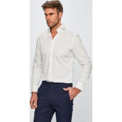 Premium by Jack&Jones - Koszula. Białe koszule męskie Premium by Jack&Jones, m, bez wzorów, z bawełny, bez kołnierzyka, bez ramiączek. W wyprzedaży za 119.90 zł.