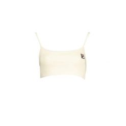 Damski crop top Fila Linfen. Białe topy damskie Fila, bez wzorów, bez kołnierzyka. Za 125.50 zł.