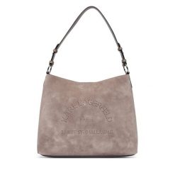 Torebka KARL LAGERFELD. Szare torebki klasyczne damskie Karl Lagerfeld, bez wzorów, bez dodatków. Za 1,299.00 zł.