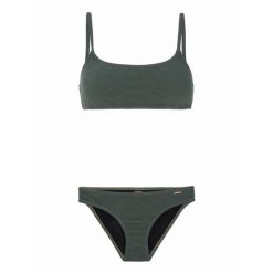 Damski 2-częściowy kostium kąpielowy typu bralette Protest Prthizz. Zielone bikini damskie Protest, bez wzorów. Za 267.50 zł.