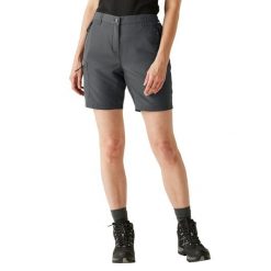 Damskie Spodenki Do Chodzenia Chaska III. Niebieskie szorty damskie Regatta, bez wzorów, z materiału. Za 134.99 zł.