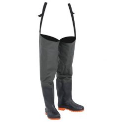 Buty wędkarskie VidaXL rozmiar 42 ciemnozielone. Zielone buty trekkingowe męskie vidaXL, bez zapięcia, outdoorowe. Za 310.95 zł.