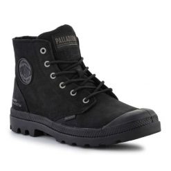Buty Palladium Pampa Hi Supply Lth U 77963-001-M czarne. Czarne buty sportowe na co dzień męskie na zimę, z bawełny, bez zapięcia. Za 756.98 zł.