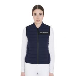 Kamizelka jeździecka damska typu puchowa Equestro. Niebieskie kamizelki damskie EQUESTRO, l, z nylonu. Za 257.90 zł.
