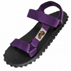 Sandały damskie GUMBIES SCRAMBLER SANDAL. Fioletowe sandały damskie Gumbies, bez wzorów, bez obcasa. Za 135.99 zł.