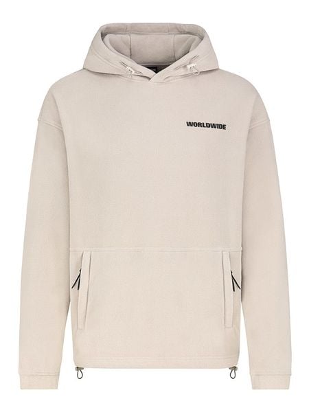 Sublevel Bluza polarowa w kolorze kremowym rozmiar: XXL. Brązowe bluzy z kapturem męskie Sublevel, xxl, z polaru. Za 135.81 zł.