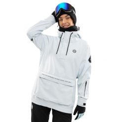 Damska kurtka snowboardowa Sporty zimowe Siroko W3-W Shiga. Niebieskie kurtki damskie SIROKO, bez wzorów, z softshellu, bez kaptura, narciarskie. Za 338.00 zł.
