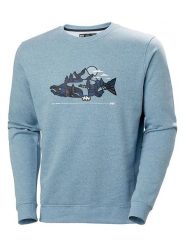 Helly Hansen Bluza w kolorze błękitnym rozmiar: XL. Niebieskie bluzy bez kaptura męskie Helly Hansen, xl, z bawełny. Za 118.56 zł.