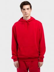 Bluza męska z kapturem czerwona Litsoner 603. Czerwone bluzy z kapturem męskie Big Star, na jesień, l, z dzianiny. W wyprzedaży za 199.99 zł.
