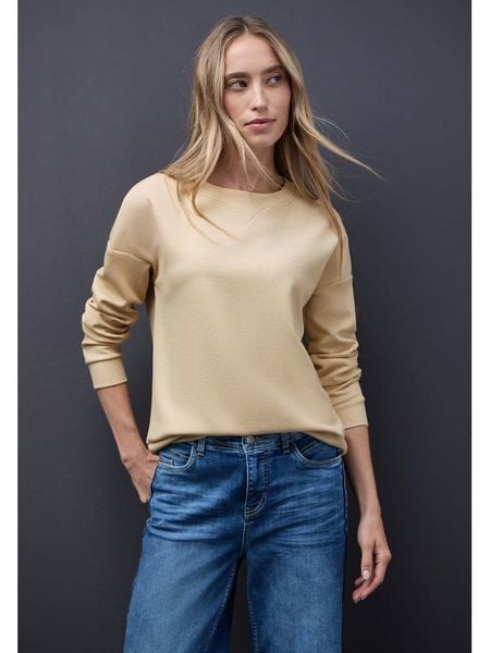 Street One Bluza w kolorze beżowym rozmiar: 40. Brązowe bluzy bez kaptura damskie Street One. Za 165.71 zł.