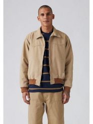 Levi´s Kurtka dżinsowa w kolorze jasnobrązowym rozmiar: L. Brązowe kurtki męskie l, bez wzorów, z bawełny, bez kaptura. Za 230.59 zł.