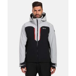 Męska kurtka narciarska Kilpi HYDER-M. Czarne kurtki męskie Kilpi, m, bez wzorów, z nylonu, bez kaptura. Za 2,239.78 zł.