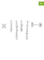 U.S. Polo Assn. Kolczyki (3 pary) z kryształami rozmiar: onesize. Szare kolczyki damskie U.S. Polo Assn., z kryształem, metalowe. Za 104.99 zł.