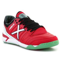 Buty do piłki Munich Prisma In 3116029 czerwone. Czerwone buty sportowe na co dzień damskie bez wzorów, na fitness i siłownię. Za 681.40 zł.