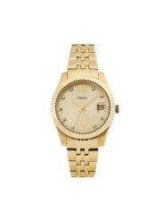 Fossil Zegarek Scarlette ES5338 Złoty. Żółte, analogowe zegarki damskie Fossil, złote. Za 689.99 zł.