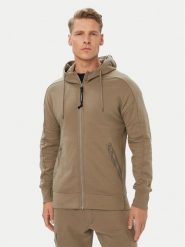 C.P. Company Bluza 21CMSS715A005086W Beżowy Regular Fit. Brązowe bluzy bez kaptura męskie C.P. Company, m, z bawełny. Za 1,239.00 zł.