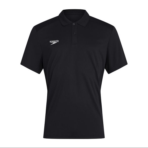 Koszulka T-Shirt męski Speedo Club Dry Polo. Czarne koszulki polo męskie Speedo, l, bez wzorów, bez ramiączek. Za 107.22 zł.