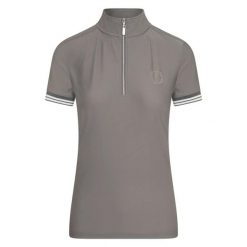 Damska koszulka do jazdy konnej Imperial Riding Star Kiss. Szare bluzki sportowe damskie IMPERIAL RIDING, xl, z jersey, bez kołnierzyka, bez ramiączek. Za 190.50 zł.