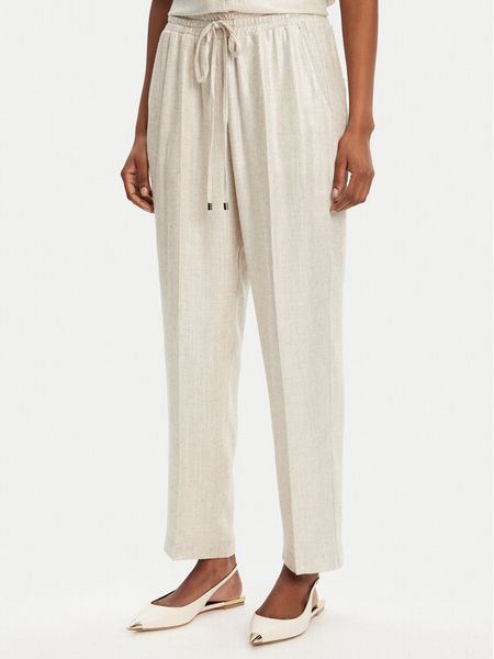 ACCESS FASHION Spodnie materiałowe 53-5123-421 Beżowy Regular Fit. Brązowe spodnie materiałowe damskie ACCESS FASHION, bez wzorów, z materiału. Za 269.99 zł.