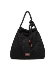 Max Mara Torebka 2616511019650 Czarny. Czarne torebki klasyczne damskie Max Mara, bez wzorów, z materiału, bez dodatków. Za 1,074.00 zł.